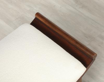 Italian Walnut Stool circa 1940