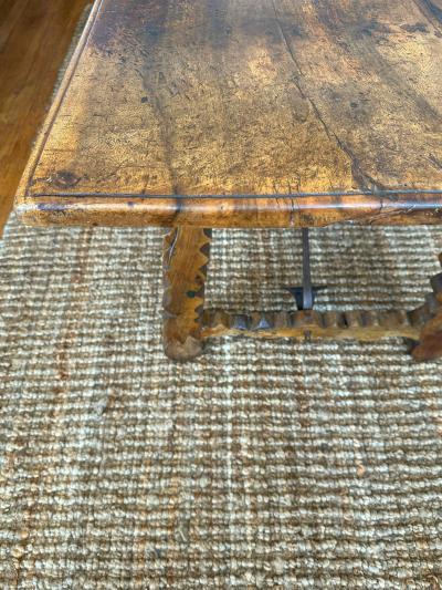 Italian Walnut Trestle Table Circa 1730