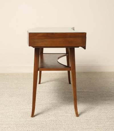 Italian Walnut Writing Desk circa 1950