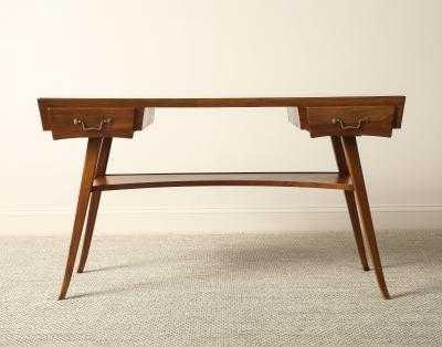 Italian Walnut Writing Desk circa 1950