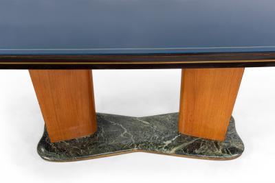 Italian Walnut and Maple Dining Table