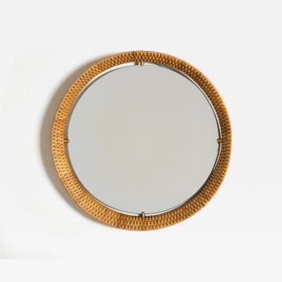 Italian Wicker Mirror