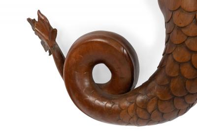 Italian Wooden Mermaid Wall Plaque