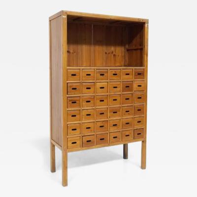 Italian Wooden Storage Cabinet with Drawers