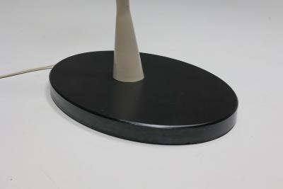 Italian Yellow Black Floor Lamp 1950s