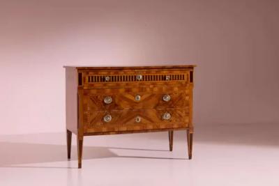 Italian chest of drawers in Louis XVI style Lombardy late 18th century
