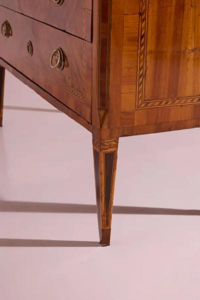 Italian chest of drawers in Louis XVI style Lombardy late 18th century