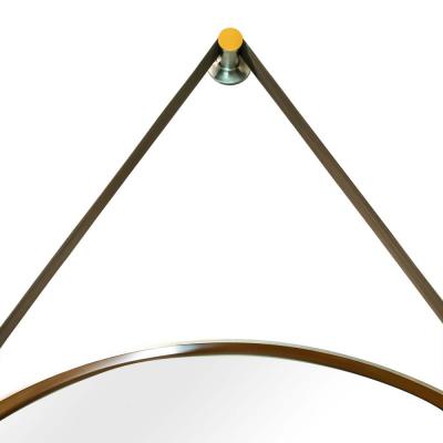 Italian design Yellow colour DRUM Mirror