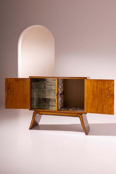 Italian diamond shaped bar cabinet 1940s