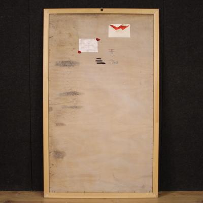 Italian female nude painting signed Vellani Marchi