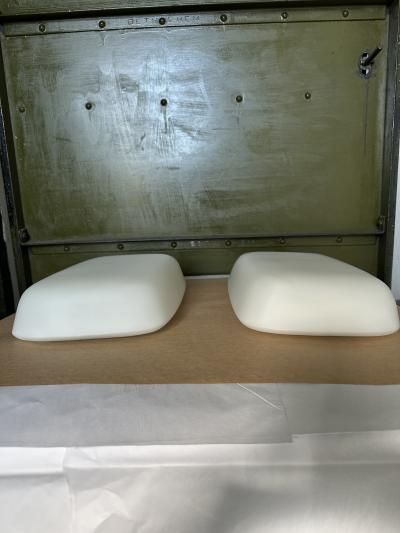 Italian flush mount ceiling lights set of 2