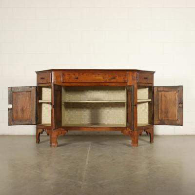 Italian inlaid walnut credenza Circa 1800
