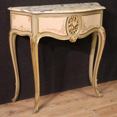 Italian lacquered console from the mid 20th century