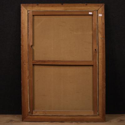 Italian landscape painting with sheep signed C Bentivoglio