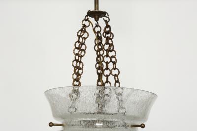 Italian lantern in pulegoso glass