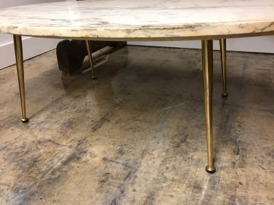 Italian marble top coffee table