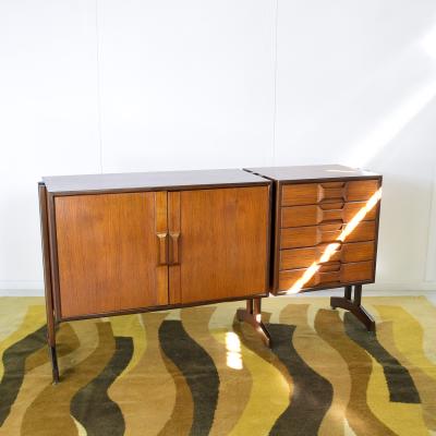 Italian mid century sideboard 60s G Frattini style