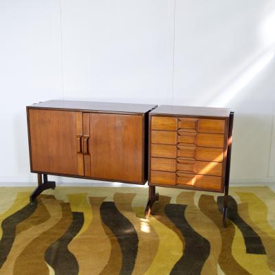 Italian mid century sideboard 60s G Frattini style