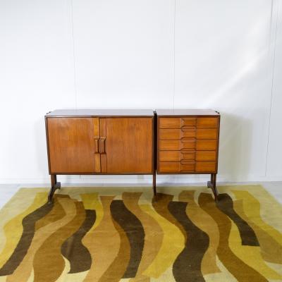 Italian mid century sideboard 60s G Frattini style