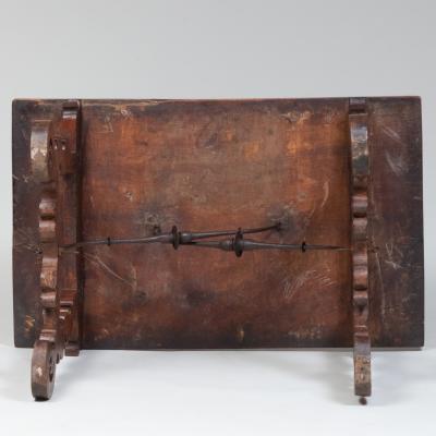 Italian or Spanish Walnut Trestle Table