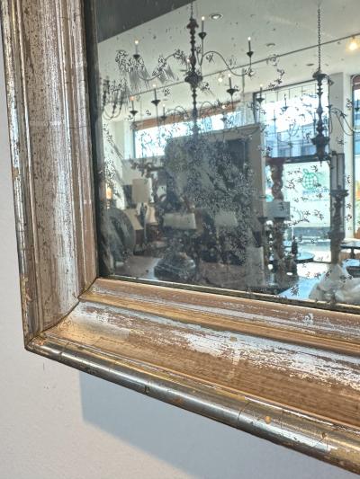 Italian silver giltwood mirrors Circa 1860