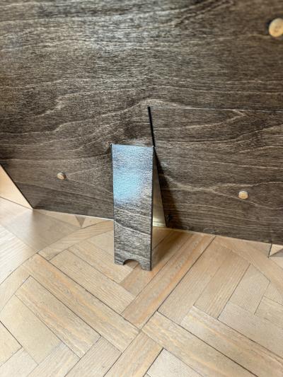 Italian silver photo frame from the 60s