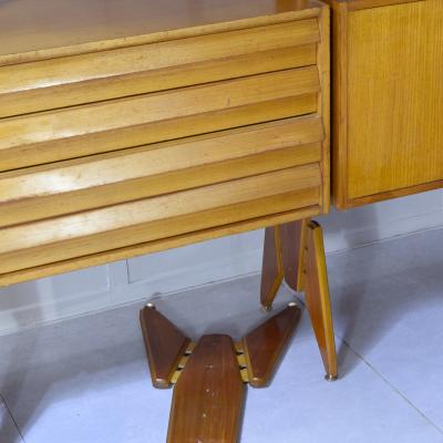 Italian teak bookcase 1960s 
