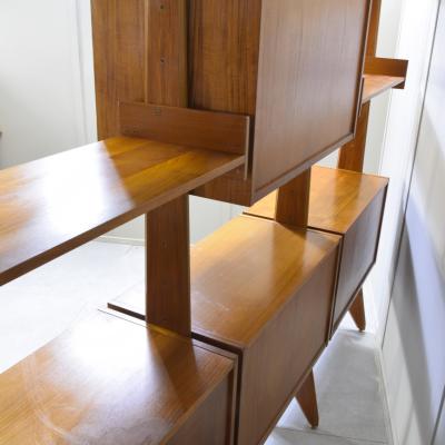 Italian teak bookcase 1960s 