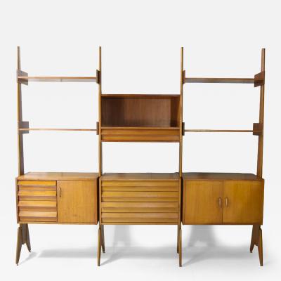 Italian teak bookcase 1960s 