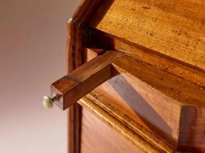 Italian walnut bureau with writing surface tuscan cabinetmaking mid 1700s