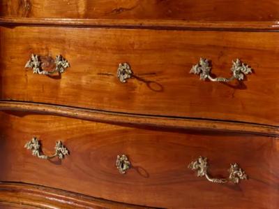 Italian walnut bureau with writing surface tuscan cabinetmaking mid 1700s