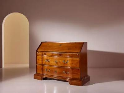 Italian walnut bureau with writing surface tuscan cabinetmaking mid 1700s