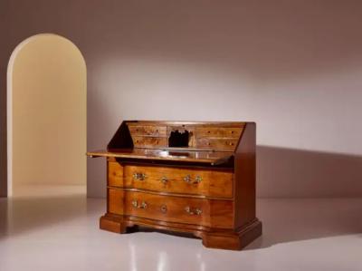 Italian walnut bureau with writing surface tuscan cabinetmaking mid 1700s
