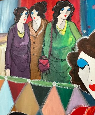 Itzchak Tarkay Afternoon Tea Time