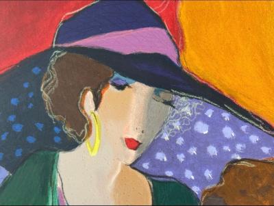 Itzchak Tarkay Itzchak Isaac Tarkay Fauvism Signed and Numbered Silkscreen 20th c 