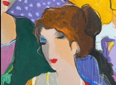 Itzchak Tarkay Itzchak Isaac Tarkay Fauvism Signed and Numbered Silkscreen 20th c 