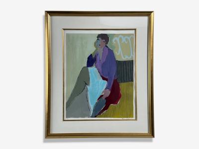 Itzchak Tarkay Itzchak Isaac Tarkay Fauvism Signed and Numbered Silkscreen 20th c 