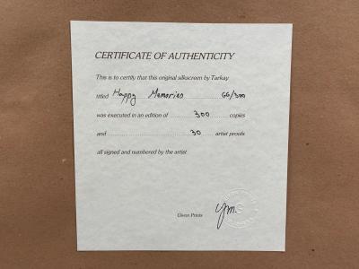 Itzchak Tarkay Itzchak Isaac Tarkay Fauvism Signed and Numbered Silkscreen 20th c 