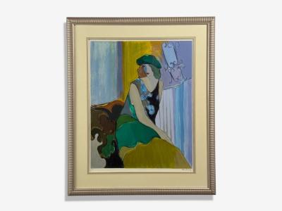 Itzchak Tarkay Itzchak Isaac Tarkay Fauvist Cosette Signed and Numbered Silkscreen 20th c 
