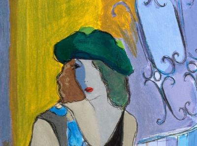 Itzchak Tarkay Itzchak Isaac Tarkay Fauvist Cosette Signed and Numbered Silkscreen 20th c 