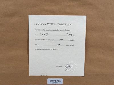 Itzchak Tarkay Itzchak Isaac Tarkay Fauvist Cosette Signed and Numbered Silkscreen 20th c 