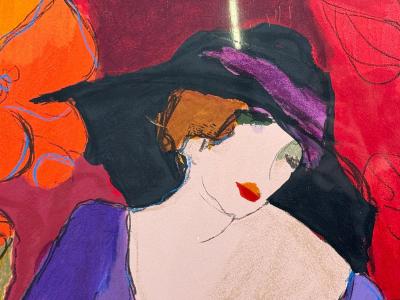 Itzchak Tarkay Itzchak Isaac Tarkay Fauvsim Signed and Numbered Silkscreen 20th c 