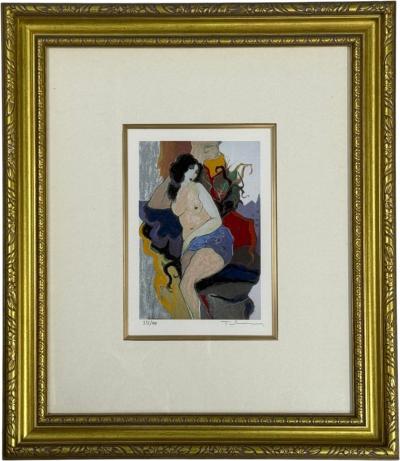Itzchak Tarkay Itzchak Tarkay Figural Nude Color Serigraph Signed and Numbered 2000s