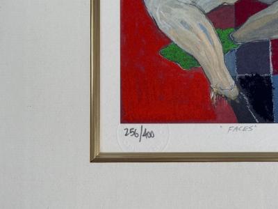 Itzchak Tarkay Itzchak Tarkay Limited Edition Framed Clown Lithograph Signed and Dated 2000s