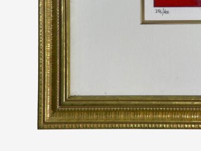 Itzchak Tarkay Itzchak Tarkay Limited Edition Framed Clown Lithograph Signed and Dated 2000s