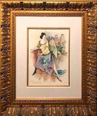 Itzchak Tarkay Market Goods