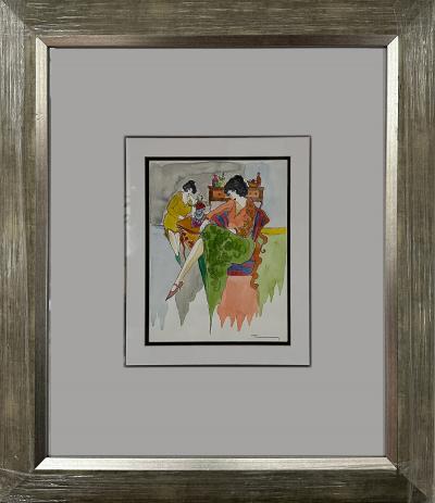 Itzchak Tarkay My Friend and I