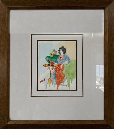 Itzchak Tarkay Quiet Afternoon