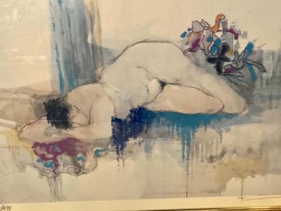 Itzchak Tarkay Set of Four Itzchak Tarkay Serigraphs of Nudes