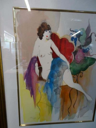 Itzchak Tarkay Set of Four Itzchak Tarkay Serigraphs of Nudes